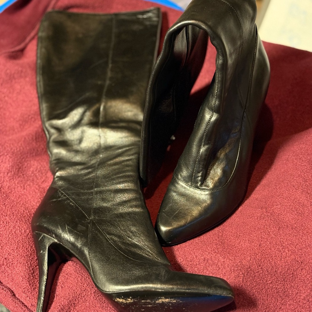 Aldo Black Knee High Boots, size 40